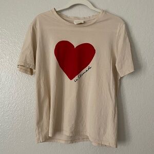 Sezane La Chamade T-Shirt Size L